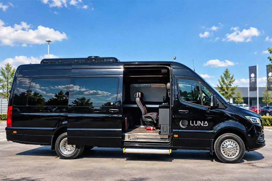 Sièges Mercedes-Benz Sprinter de Luna Travel